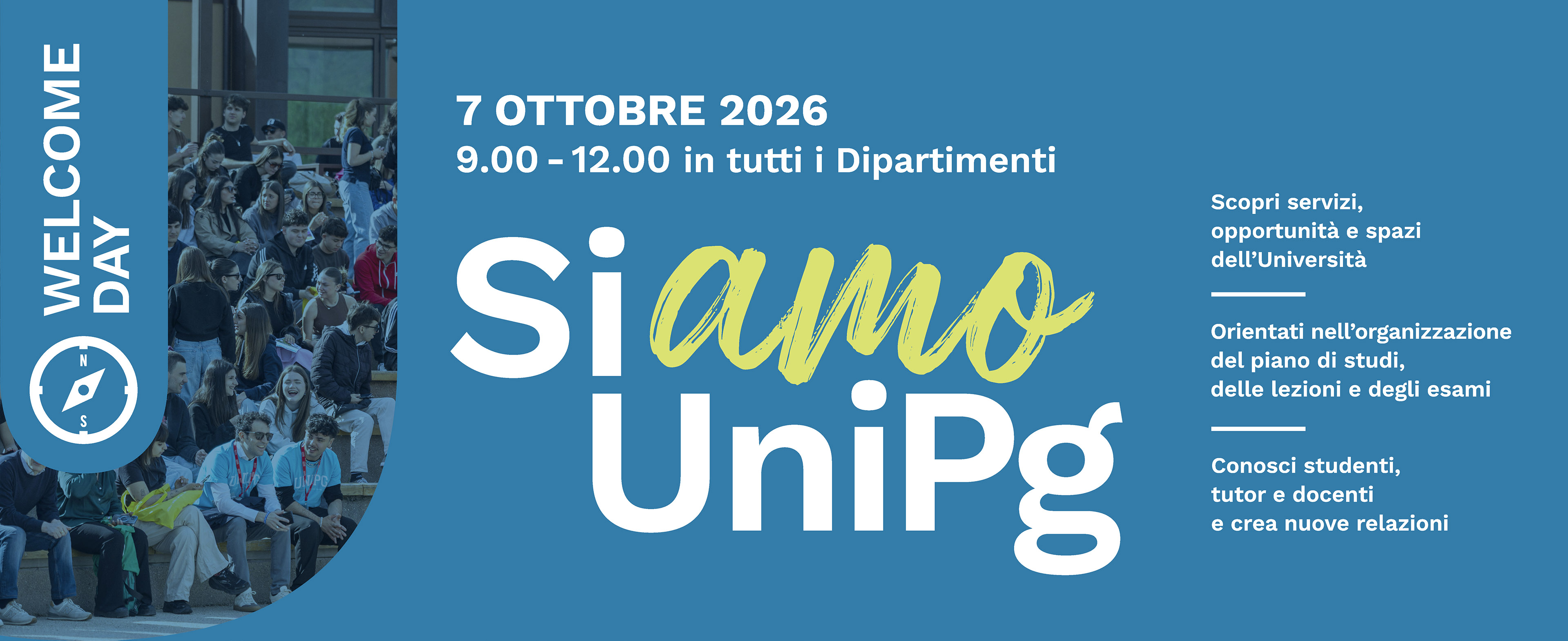 welcome day 7 ottobre 2026