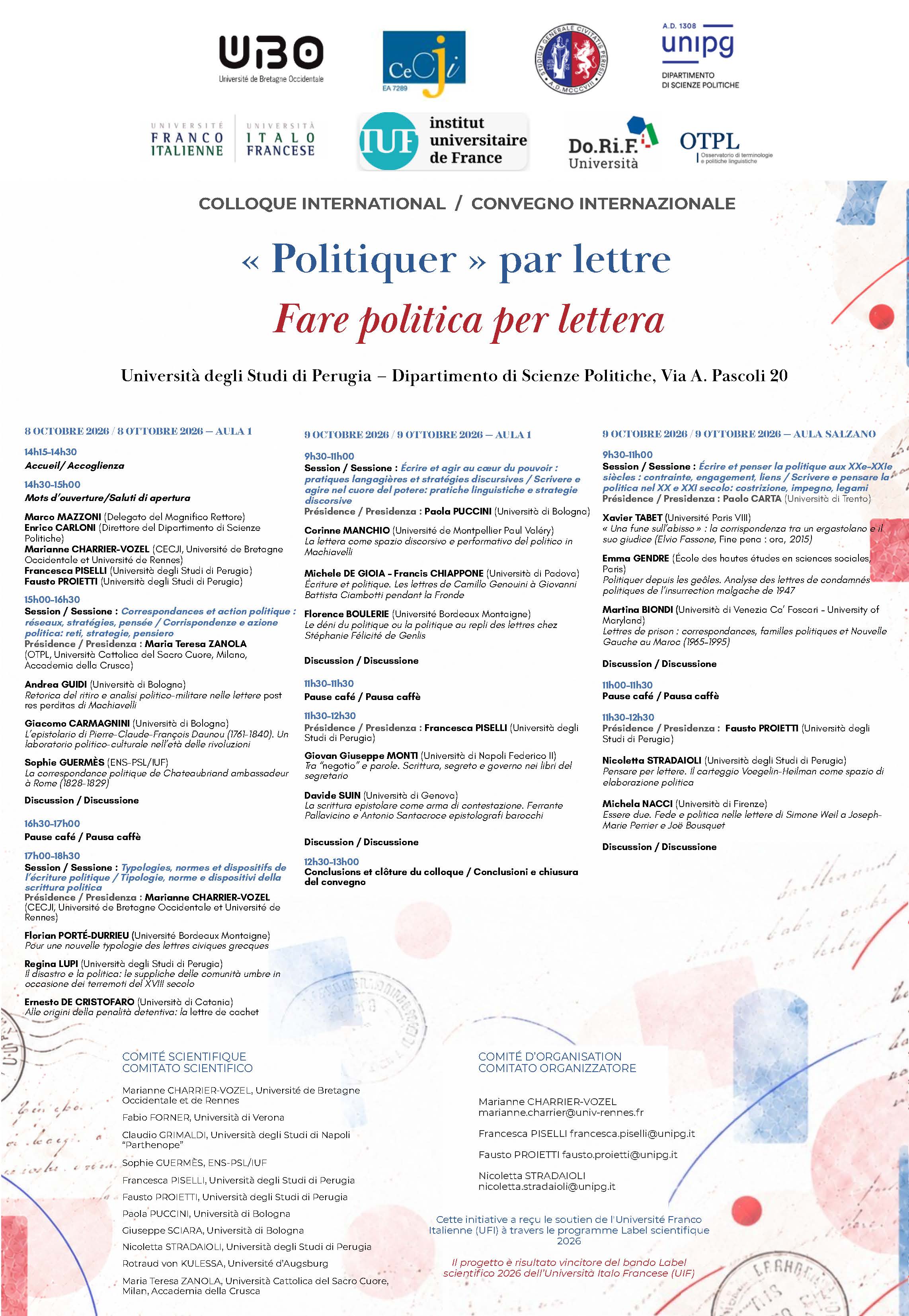 affiche politiquer par lettre completa